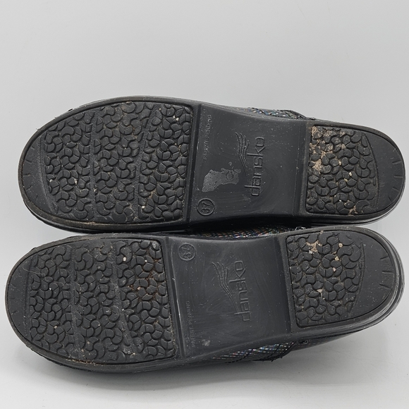 Dansko striped clog shoes size 37 US 6.5 / 7 - Picture 12 of 16